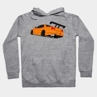 SKYLINE GTR R34 ORANGE Hoodie